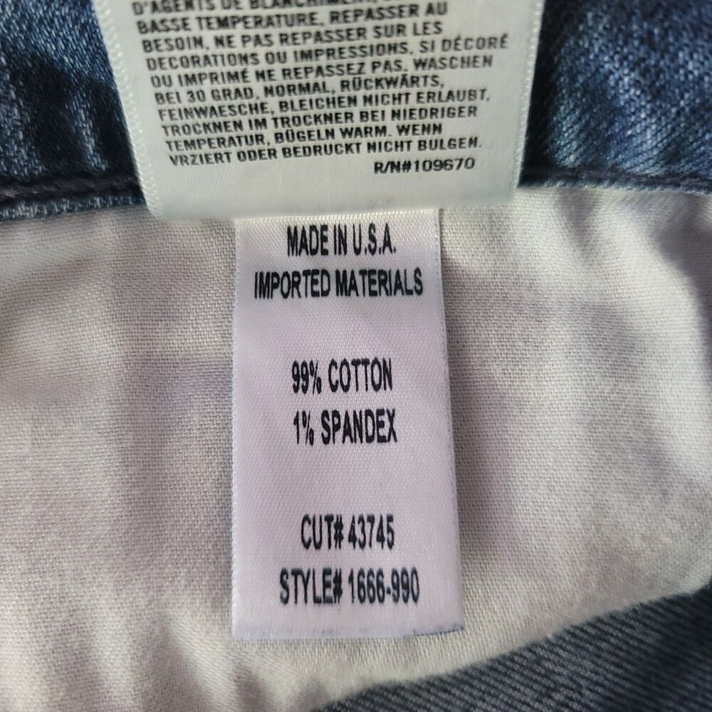 Citizens of Humanity CoH Elsa Mid Rise Slim Fit Crop Jeans Size 30 Preppy - Picture 11 of 11